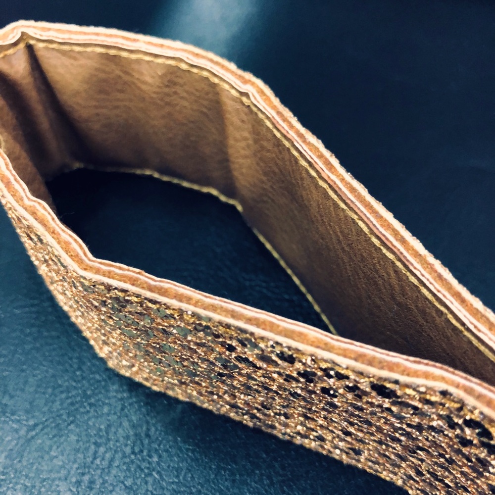 **Bling** Gold Key Wristlet.